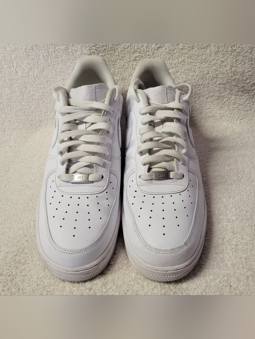 Nike Air Force 1 Low Top Triple White CW2288-111 Men's size 13 Sneakers 2022